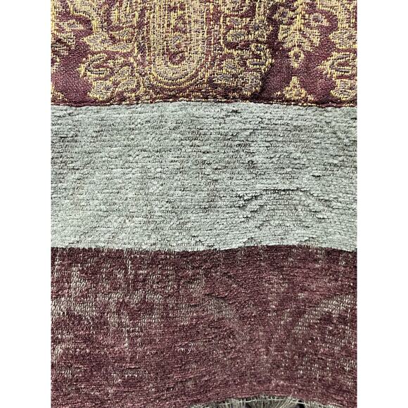 J. Jill Skirt Womens 2 Petite Brown Paisley Print Wool Blend Lined Pencil Tassel - Picture 6 of 8